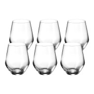 Jogo 6 Copos 350ML 10,5cm Grus Em Cristal Ecológico Bohemia
